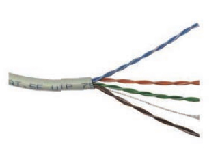 Super Category 5 (Cat5e) unshielded horizontal cable