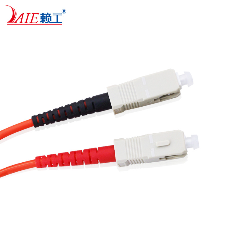 Double core multi-mode fiber optic jumpers